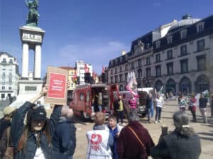 Photo du rassemblement à Clermont-Ferrand le 3 avril 2025