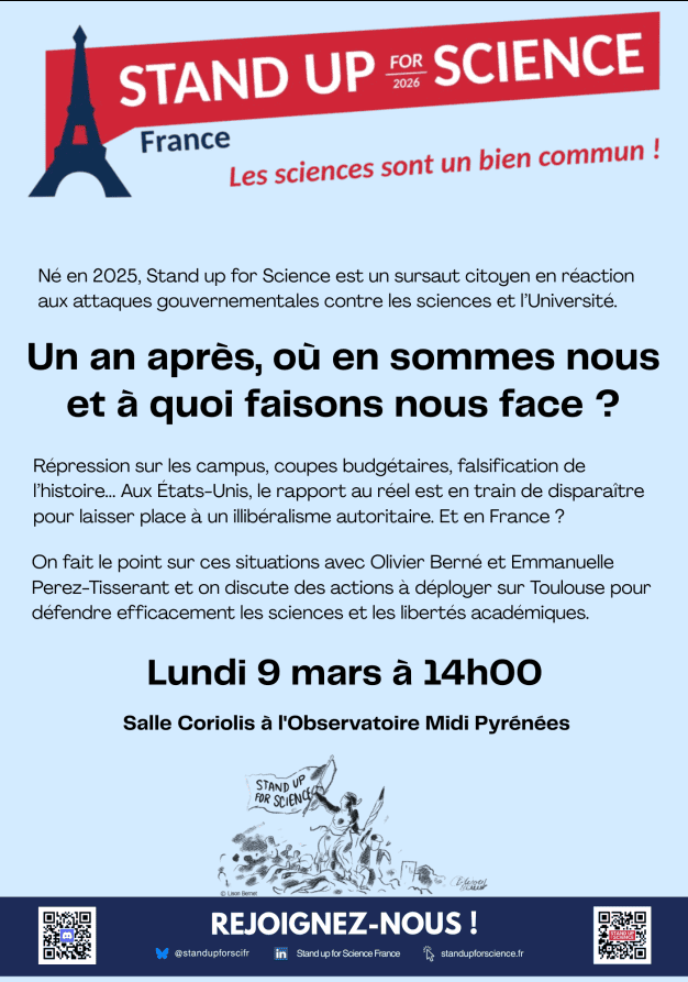 affiche Temps d’échanges à l’Observatoire Midi Pyrénées