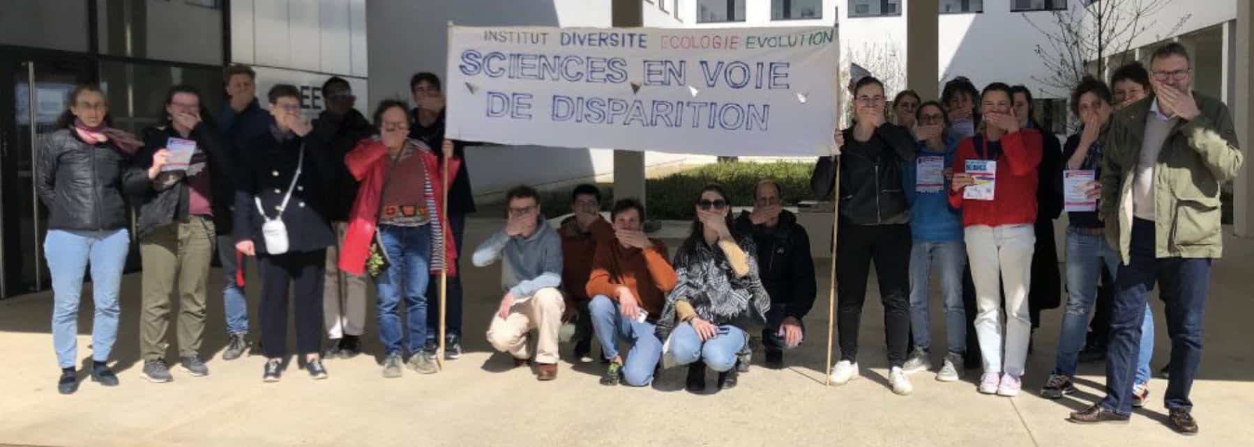 photo de mobilisation à l’IDEEV